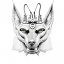 anubis tattoo design idea