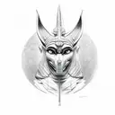 anubis tattoo design idea