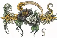 hustle tattoo design idea
