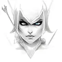Drow ranger tattoo design idea