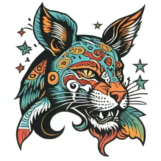 Colourful tattoo tattoo design idea