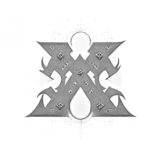 Ankh Symbol tattoo design idea