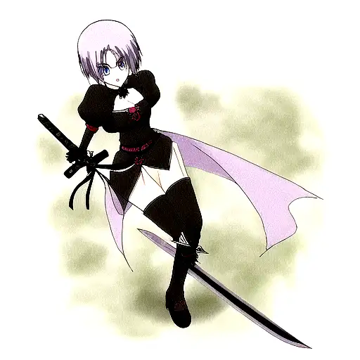 gothic sword tattoo design idea