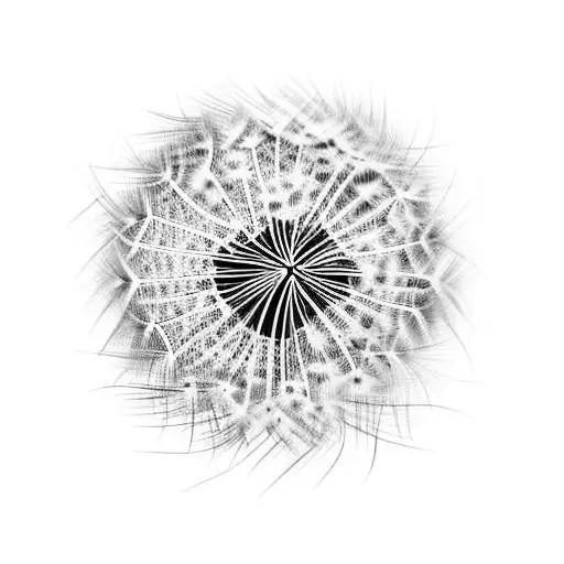 Dandelion tattoo design idea