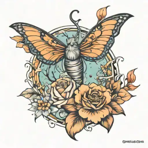 This transformation feeling tattoo design idea