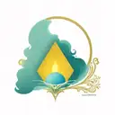 high priestess tarot card tattoo design idea