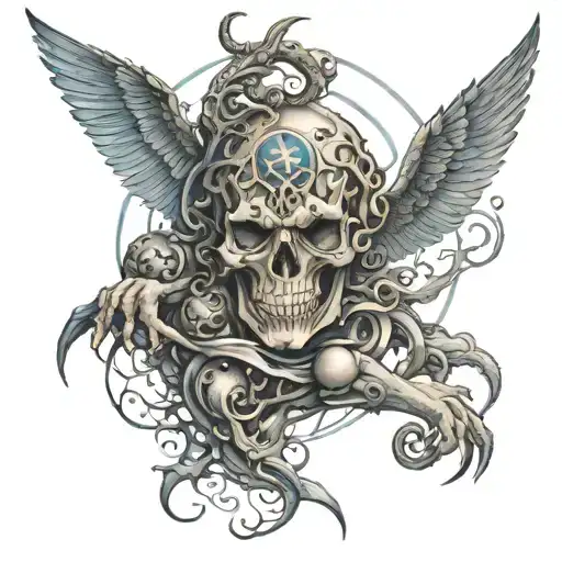 The Guardian of the Underworld tattoo design idea