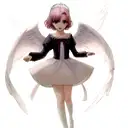 alas con aro de angel tattoo design idea