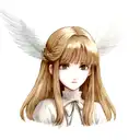 alas con aro de angel tattoo design idea