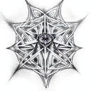 Metatron cube tattoo design idea