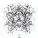 Metatron tattoo design idea