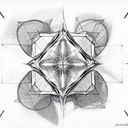 Metatron cube tattoo design idea