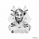 Kobe Bryant tattoo design idea