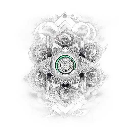 chakra of the body on forearm in modernize way tattoo design idea