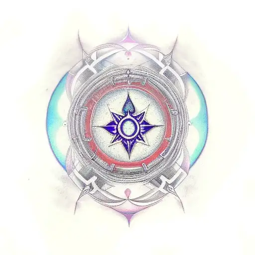 chakra of the body on forearm in modernize way tattoo design idea