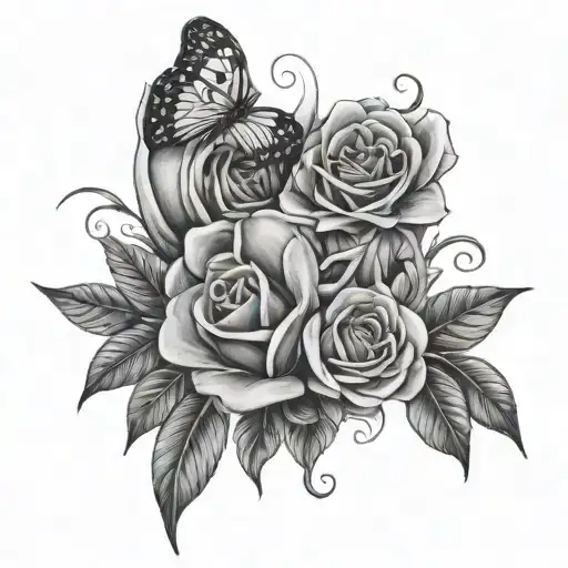 love and hurt yourself l'Il stay tattoo design idea
