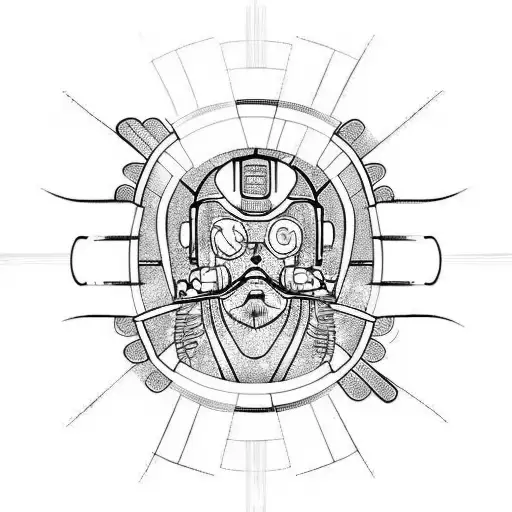 electric worker tattoo design idea