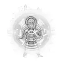 electric worker tattoo design idea