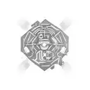 electric worker tattoo design idea