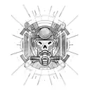 electric worker tattoo design idea