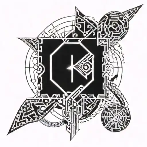 angel falling tattoo design idea