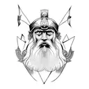 Odin tattoo design idea