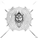 Odin tattoo design idea