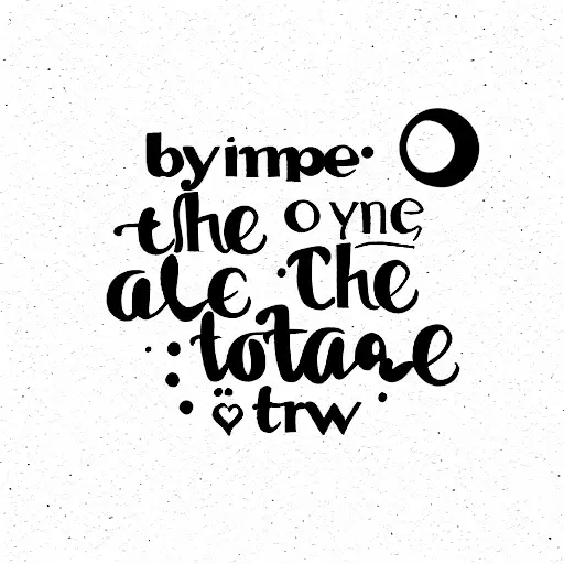 Motivational tattoo design idea