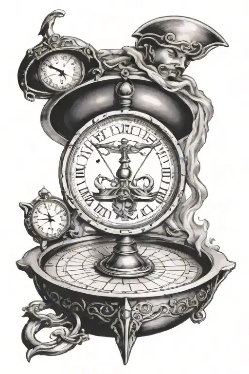 warrior peacemaker , balance scale, veritas, aequitas,  tattoo design idea