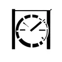 A clock running forever in a locker with money going in and out tattoo design idea