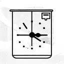 A clock running forever in a locker with money going in and out tattoo design idea