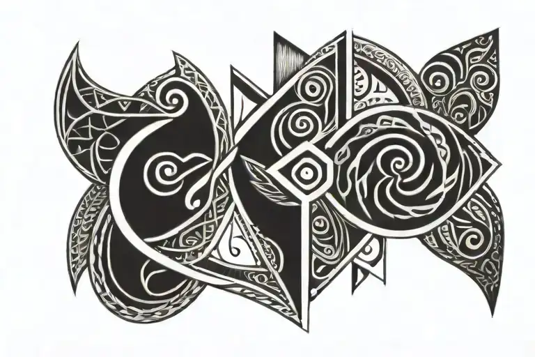 inner bicep maori tattoo tattoo design idea