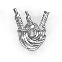 thors hammer tattoo design idea