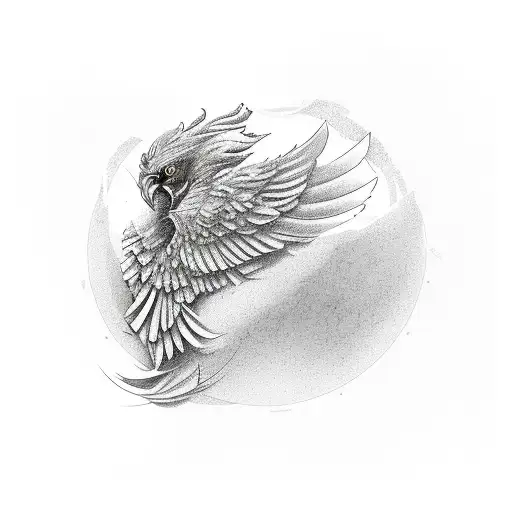 afc wimbledon pheonix tattoo design idea