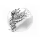 afc wimbledon pheonix tattoo design idea