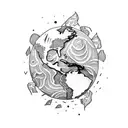 Mother Earth tattoo design idea