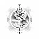 Mother Earth tattoo design idea