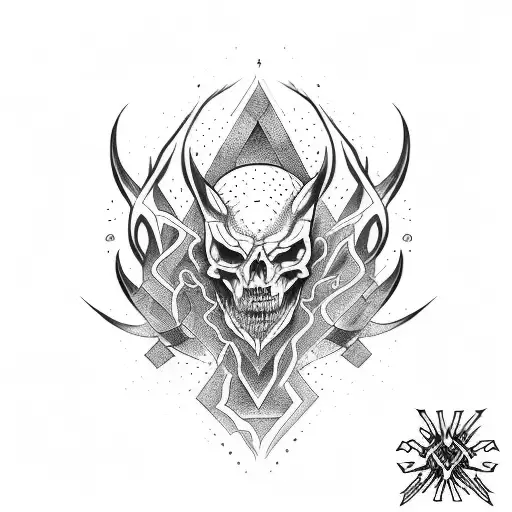 Chaos, forearm sleeve tattoo design idea