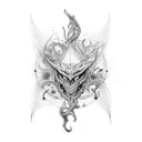 Chaos, forearm sleeve tattoo design idea