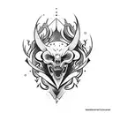 Chaos, forearm sleeve tattoo design idea