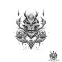 Chaos, forearm sleeve tattoo design idea