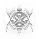 Ankh Symbol tattoo design idea