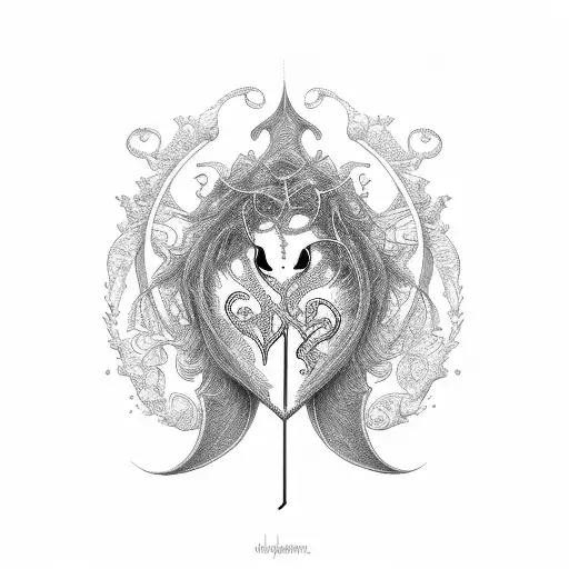 initial J P with a heart tattoo design idea