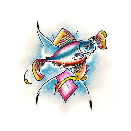 carp tattoo design idea
