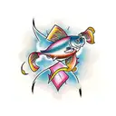 carp tattoo design idea