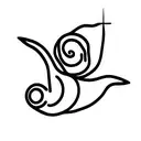 a cute snail tattoo design idea