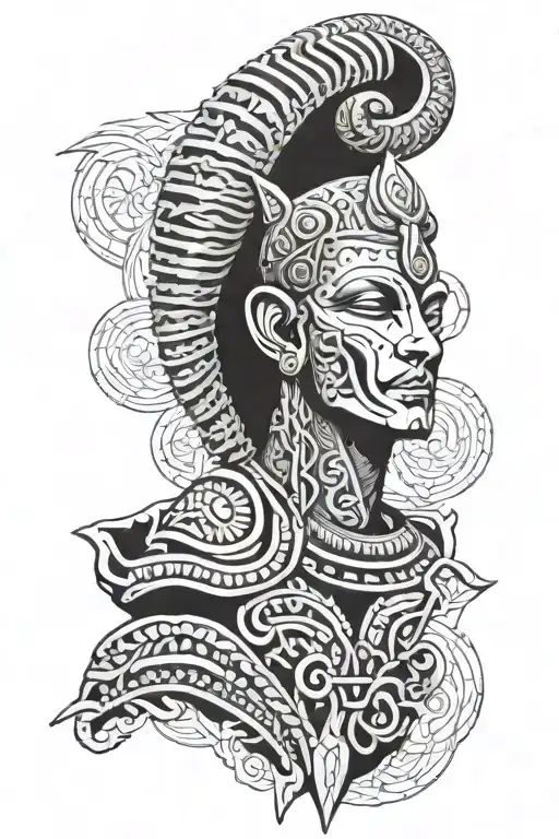 osiris sleeve tattoo design idea