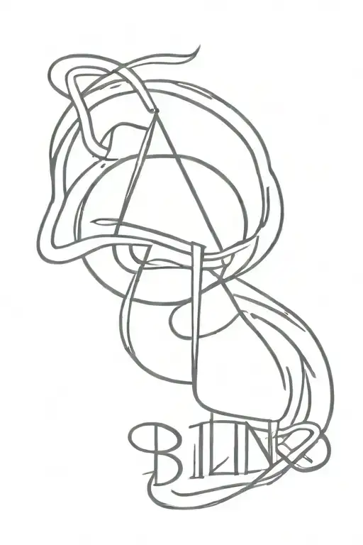 blink 182 logo tattoo design idea