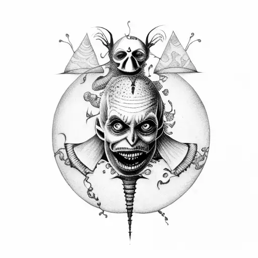 beetlejuice  tattoo design idea