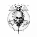 beetlejuice  tattoo design idea